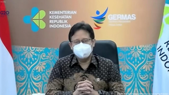 Menteri Kesehatan Budi Gunadi Sadikin dalam konferensi pers terkait perkembangan Covid-19 terkini. (Foto: PMJ News/YouTube Sekretariat Presiden)