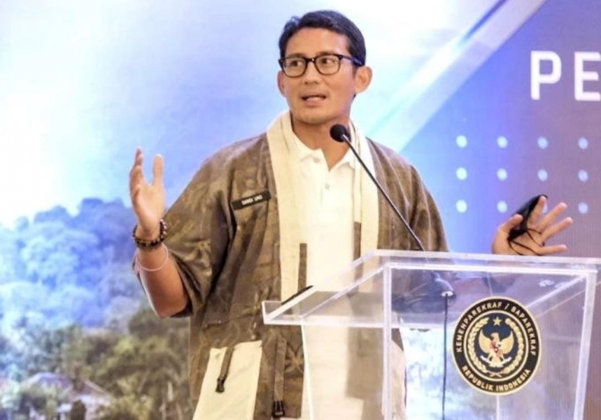 Menteri Pariwisata dan Ekonomi Kreatif Sandiaga Uno. (Foto: PMJ News/Instagram)