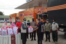 Bantuan dari Presiden Jokowi untuk korban gempa. (Foto: PMJ News)