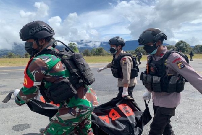 Tim gabungan Operasi Damai Kartenz. (Foto: PMJ/Ist). 