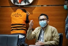 Pelaksana Tugas (Plt) Juru Bicara KPK, Ali Fikri saat memberikan keterangan pers. (Foto: PMJ News/Dok Net)