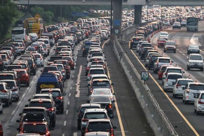 Kemacetan arus mudik Lebaran. (Foto: PMJ/Ilustrasi/Istimewa)