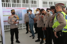 Apel pengamanan Polres Jakut. (Foto: PMJ News)