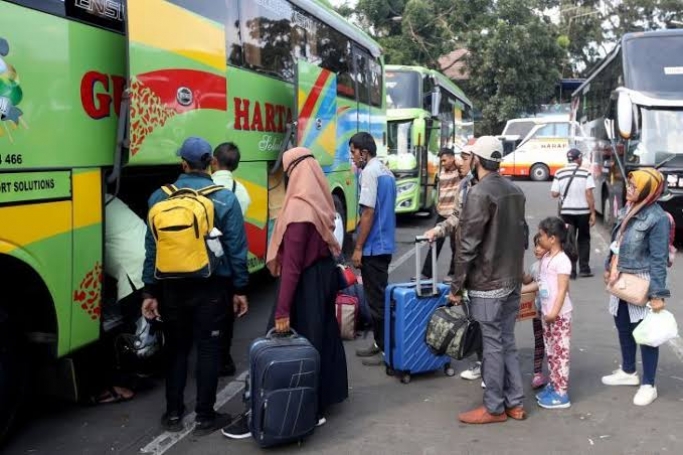 Mudik Lebaran. (Foto: Dok Net) 