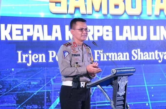 Kakorlantas Polri, Irjen Pol Firman Shantyabudi meresmikan command center dan kantor PJR Ditgakkum Korlantas Polri, di KM 29 Tol Jakarta-Cikampek. (Foto: PMJ News/Dok Korlantas)