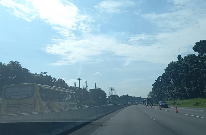 One Way di jalur utama mudik Pulau Jawa. (Foto: PMJ/Gtg).