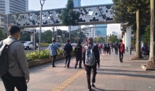 Cuaca cerah berawan di Jakarta. (Foto: PMJ News/Hadi)