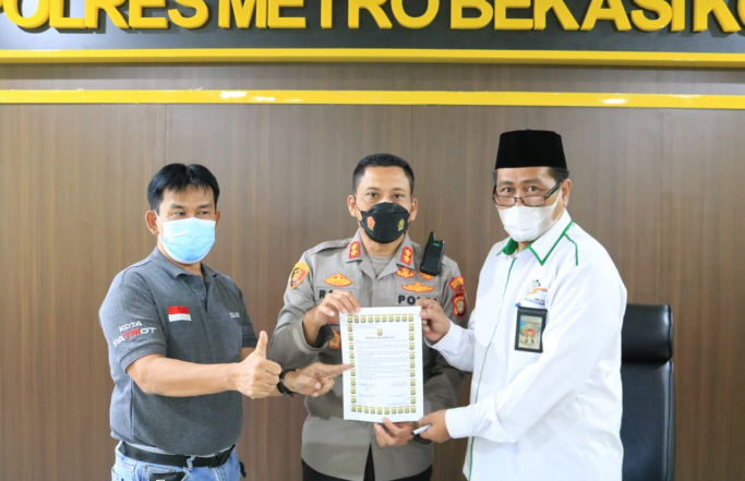 Polres Metro Bekasi Kota mengundang para kepala sekolah serta Dinas Pendidikan untuk mencegah tawuran pelajar. (Foto: PMJ News)