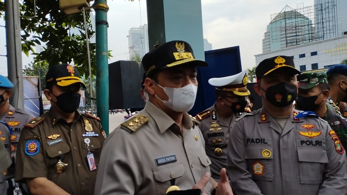 Keterangan Wagub DKI Jakarta Ahmad Riza Patria. (Foto: PMJ News/ Fajar)