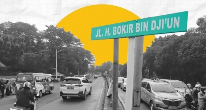 Perubahan nama jalan. (Foto: Dok Net)