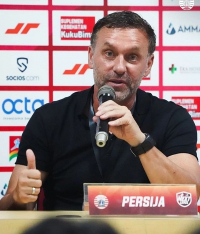 Pelatih Persija, Thomas Doll. (Foto: Instagram Persija)