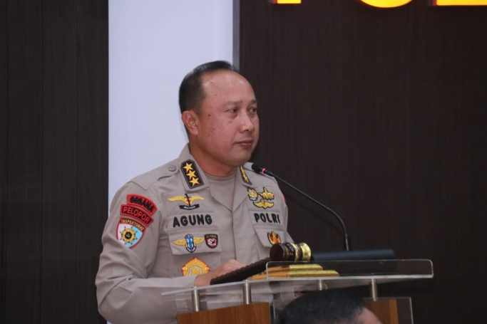 Keterangan Irwasum Polri Komjen Pol Agung. (Foto: Polri)