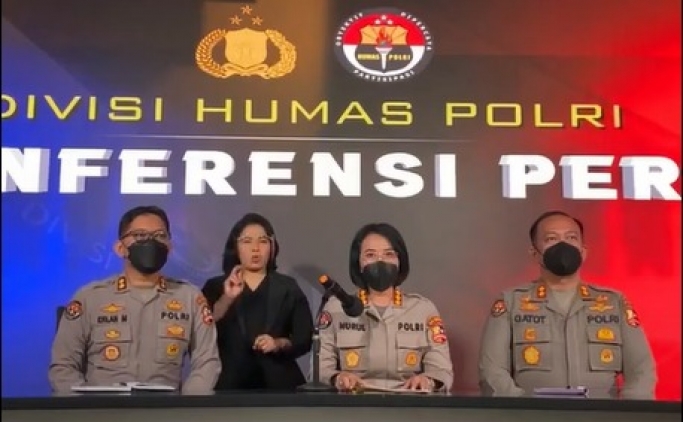 Kabag Penum Divisi Humas Polri Kombes Pol Nurul Azizah (Foto: Youtube Divisi Humas Polri)