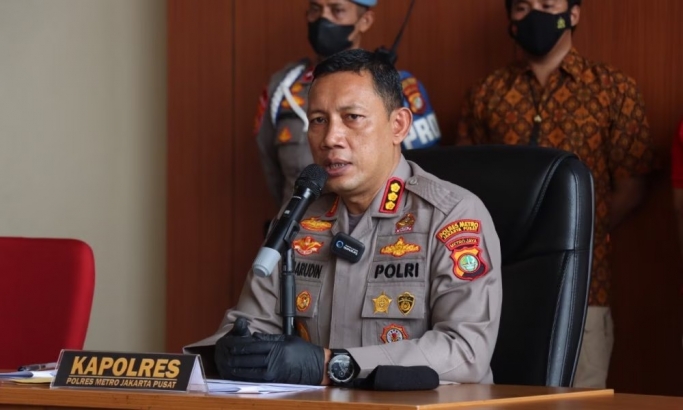 Kapolres Metro Jakarta Pusat Kombes Pol Komarudin (Foto: Tribratanews Polri).