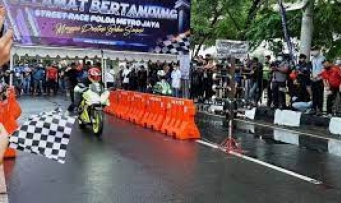 Gelaran Street Race Polda Metro Jaya. (Foto: PMJ News/NTMC Polri)
