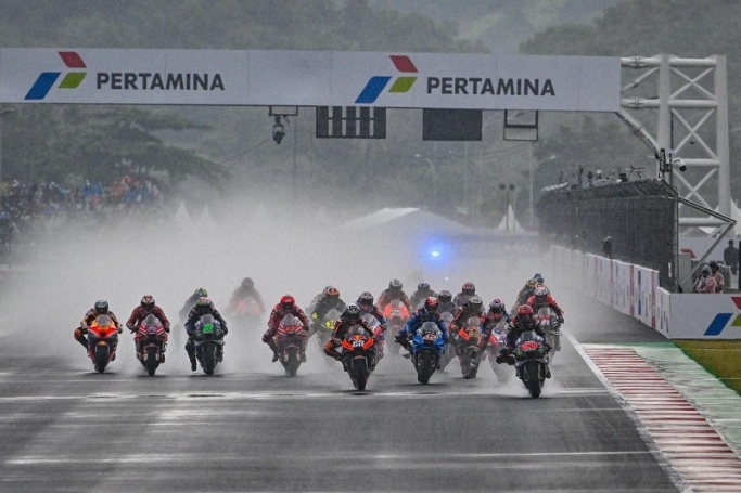 Moto GP Mandalika. (Foto: PMJ/Tribata).