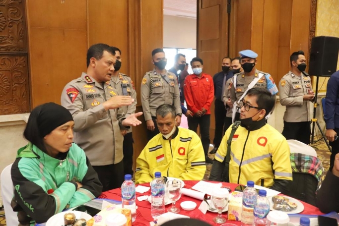 Polda Jawa Tengah menggelar diskusi panel. (Foto: PMJ News)