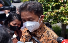 Menteri Kesehatan, Budi Gunadi Sadikin saat memberikan keterangan pers. (Foto: PMJ News/BPMI Setpres)