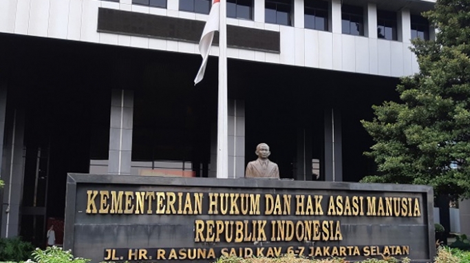 Gedung Kementerian Hukum dan HAM. (Foto: PMJ News/Dok Net).