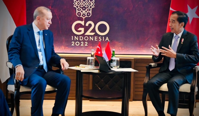 Presiden Jokowi melakukan petemuan bilateral dengan Presiden Turki Presiden Turki Recep Tayyip Erdogan. (Foto: PMJ News/BPMI Setpres)