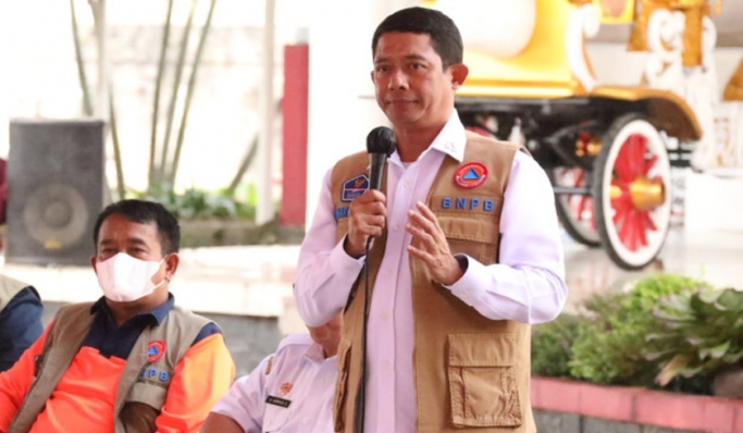 Kepala Badan Nasional Penanggulangan Bencana, Suharyanto saat konferensi pers di Cianjur. (Foto: PMJ News/Dok BNPB)