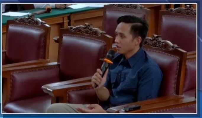 Bharada Richard Eliezer Pudihang Lumiu alias Bharada E menjalani sidang di PN Jakarta Selatan. (Foto: PMJ News/Tangkapan Layar YouTube Metrotvnews)