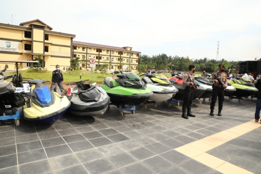 Polda Sumut Sita Jetski Speadboat Dan Kapal Pesiar Milik Bos Judi Apin Bk