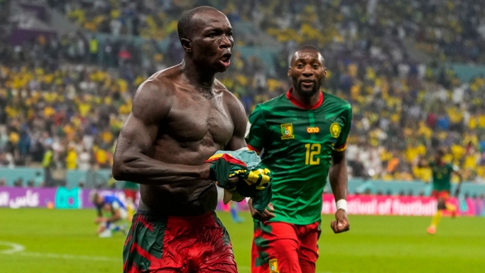 Selebrasi para pemain Kamerun. (Foto: Dok Net)