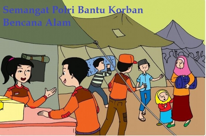 Bantu korban bencana alam. (Foto: Dok Net/ Ilustrasi)