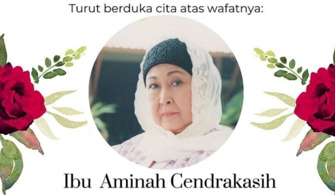 Aktris legendaris Aminah Cendrakasih meninggal dunia. (Foto: PMJ News/Instagram @sidoelanaksekolahan)