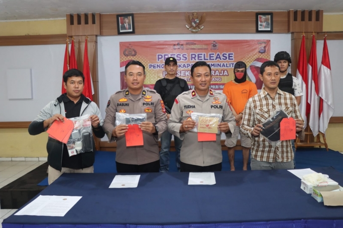 Keterangan Kapolsek Balaraja Kompol Yudha. (Foto: PMJ News)