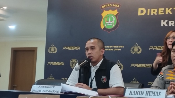 Keterangan Kasubdit Jatanras Ditreskrimum Polda Metro Jaya AKBP Indriwienny Panjiyoga. (Foto: PMJ News/ Fjr).