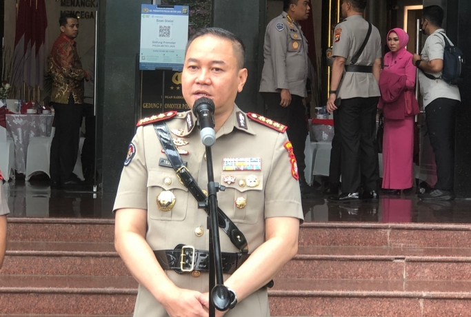 Kombes Pol Trunoyudo Wisnu Andiko resmi menjabat sebagai Kabid Humas Polda Metro Jaya. (FOto: PMJ News/Fajar)