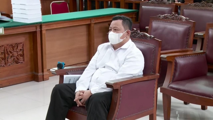 Terdakwa Kuat Maruf beri pembelaan. (Foto: PMJ/Fajar/Tangkapan YouTube Liputan6). 