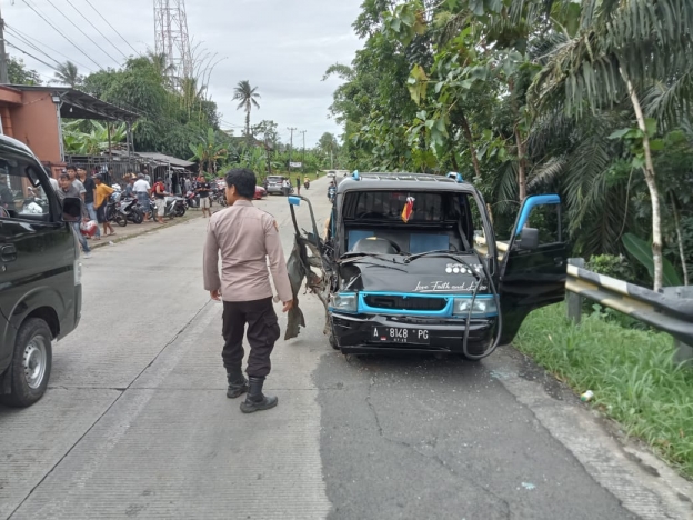 Polsek Malingping  lakukan olah TKP. (Foto: PMJ News)