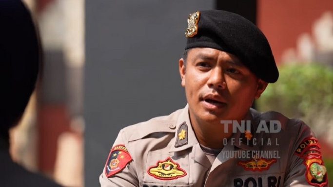 Kompol Rovan Richard Mahenu terkait pinjol. (Foto: PMJ/Ist).