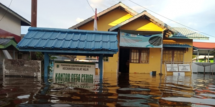 Banjir Bandang di kawasan Kapuas Kalteng. (Foto: BNPB)