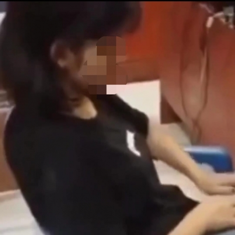 Anak gadis di bawah umur yang viral di Magelang. (Foto: PMJ/Tangkapan Layar).