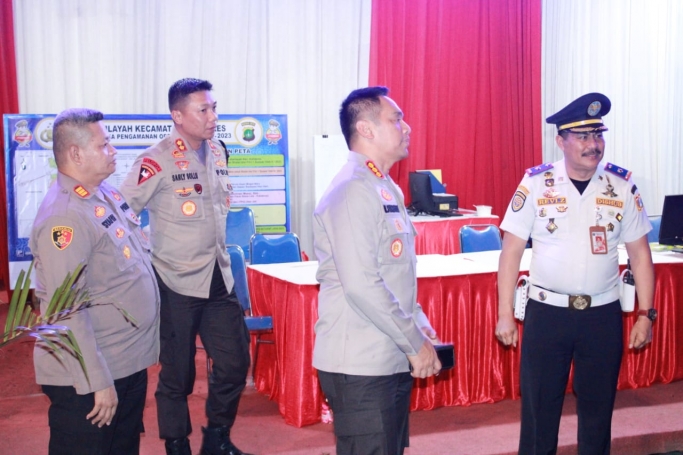 Posko mudik di Terminal Kalideres. (Foto: PMJ News)