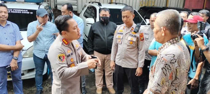 Kapolres Metro Jakarta Selatan cek lokasi tawuran yang viral di medsos dan imbau warga. (Foto; PMJ).