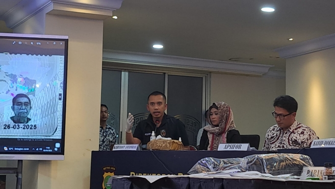 Kasubdit Jatanras Ditreskrimum Polda Metro Jaya AKBP Indrawienny Panjiyoga. (Foto: PMJ News/ Fajar)