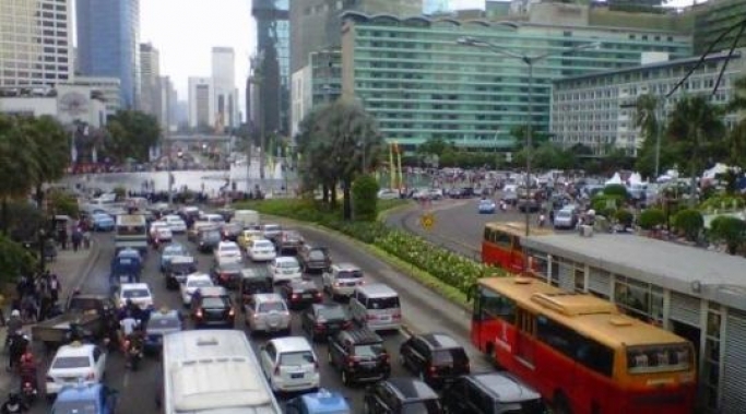 Lalu Lintas DKI Jakarta (Foto: PMJ News/Twitter)