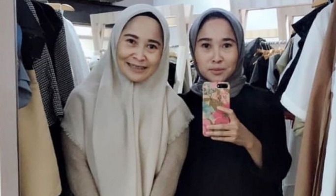 Terlapor kasus dugaan penipuan pre-order iPhone ‘Si Kembar’ Rihana dan Rihani. (Foto: PMJ News/Twitter)