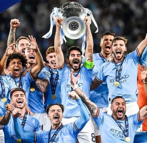 City menjuarai Liga Champions. (Foto: Istimewa)