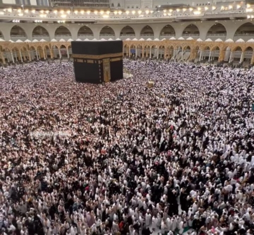 Jemaah haji. (Foto: Instagram)