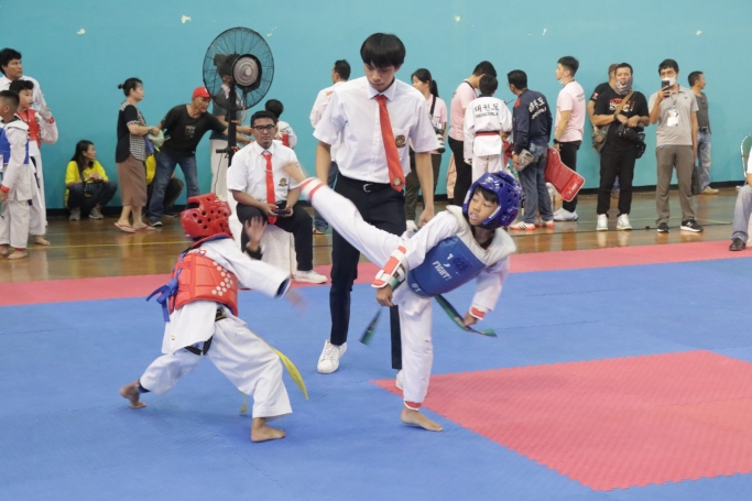 Kejuaraan Taekwondo Kapolres Jakarta Barat 2023. (Foto: PMJ News)