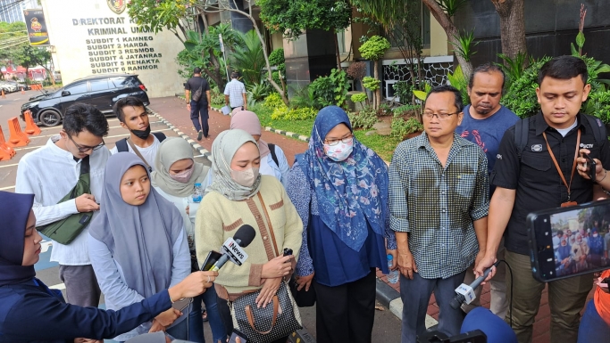 Para korban Si Kembar Rihana Rihani. (Foto: PMJ/Fajar).