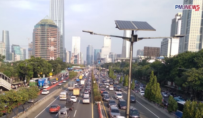 Wilayah Jakarta diprediksi cerah berawan. (Foto: PMJ News/Hadi)