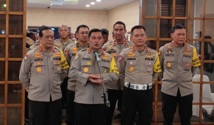 Kabaharkam Polri Komjen Pol Fadil Imran memimpin kegiatan Tactical Floor Game (TFG) Operasi Tribrata Jaya dalam rangka pengamanan KTT ASEAN. (Foto: PMJ News/Fajar)