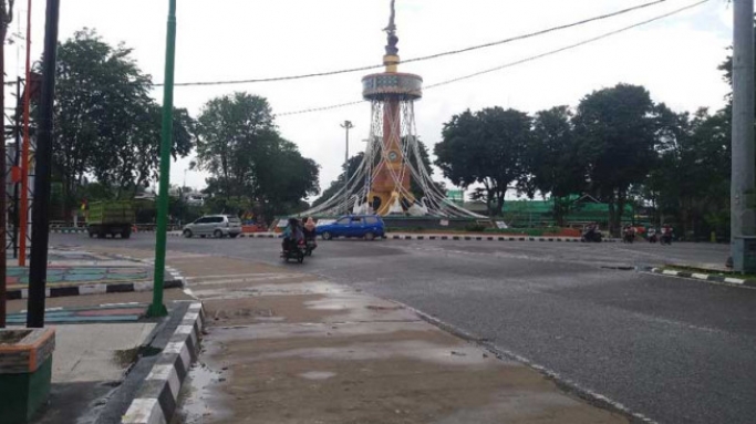 Polusi udara di Jambi. (Foto: Istimewa)